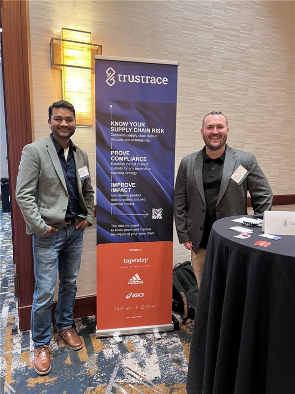 Dale and Apurv at AAFA Conference TrusTrace